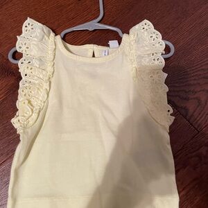 Janie and Jack yellow shirt